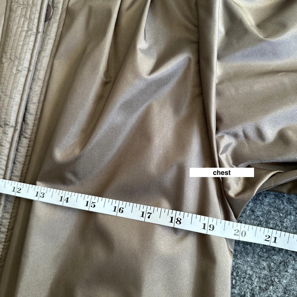 Vintage 80s J Gallery Womens 11 12 Petite Tan Belted Trench Coat Classic - Picture 12 of 16